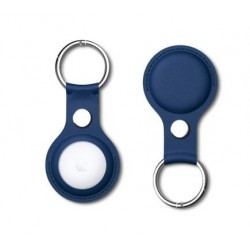 Protection Cuir AirTag Avec Mousqueton