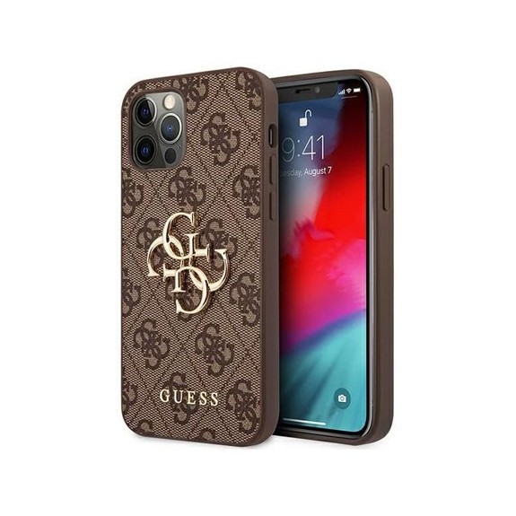 Coque Guess 4G Big Metal Logo Gold