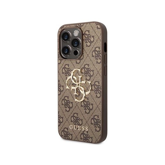 Coque Guess 4G Big Metal Logo Gold