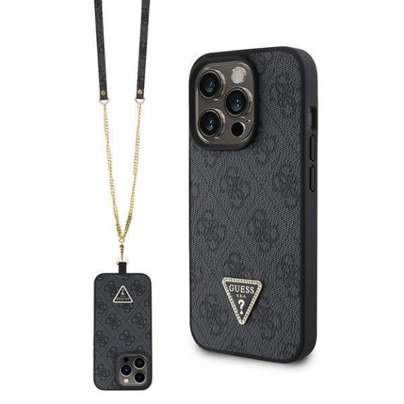 Coque Guess 4G Metal Logo Avec Chaine