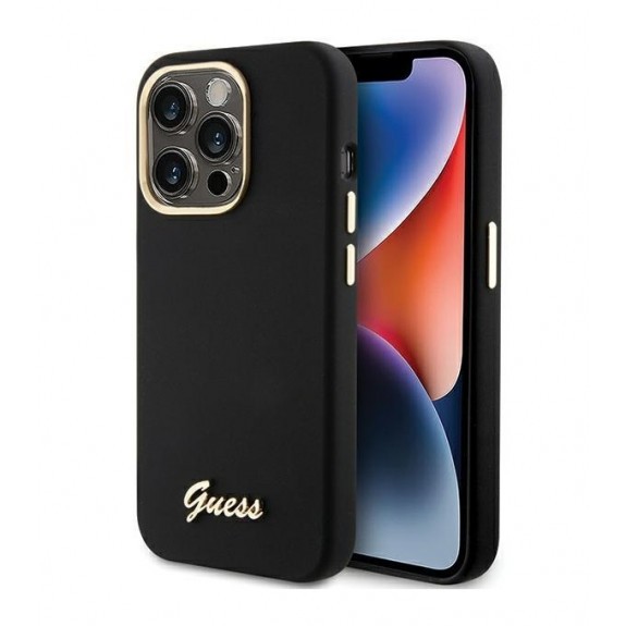 Coque Guess Script Metal Logo