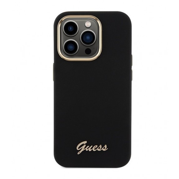 Coque Guess Script Metal Logo