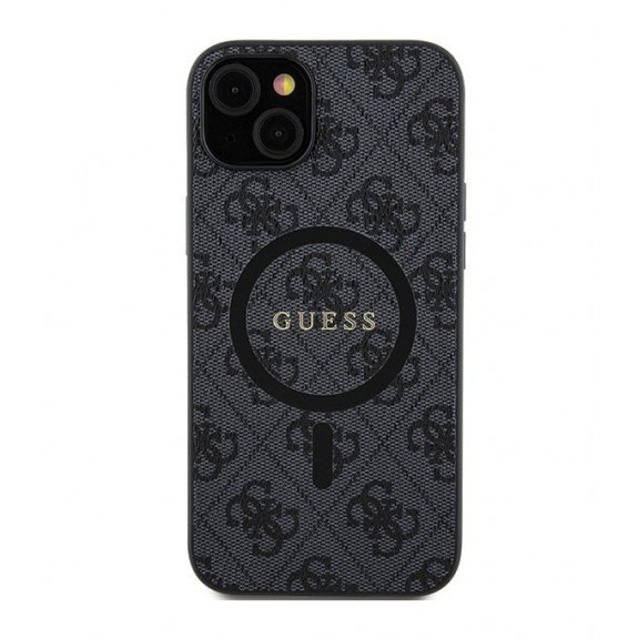 Coque Guess 4G Collection Leather Metal Logo Magsafe