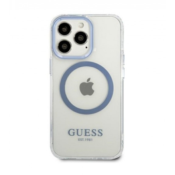 Coque Guess Metal Outline Magsafe