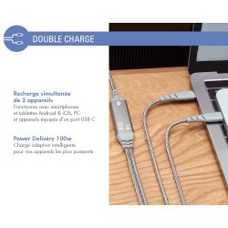 Cable Duo Ultra Renforcé...