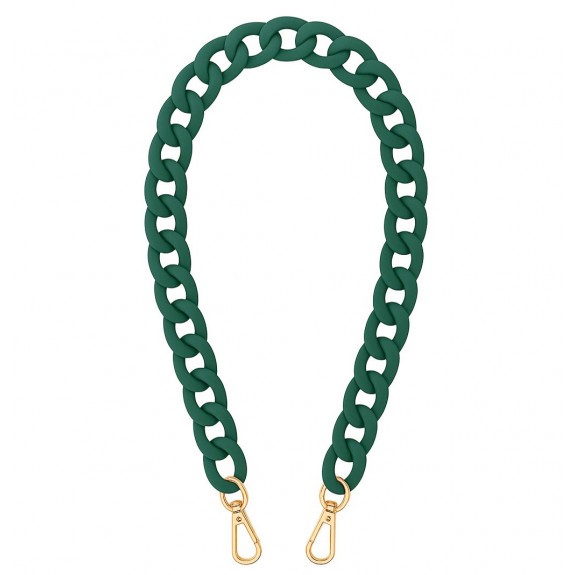 Chaine Résine Avec Mousquetons Dorés