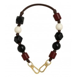 Bracelet Cuir Et Perle