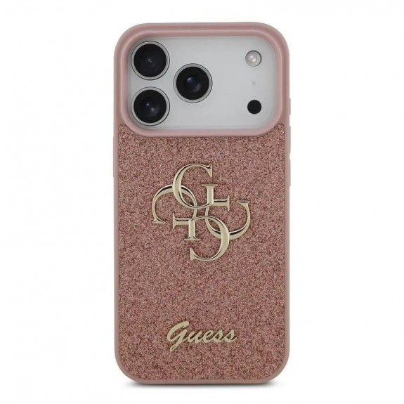Coque Guess Glitter Script Big 4G