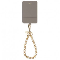 Chaine Cuir Et Métal Doré...