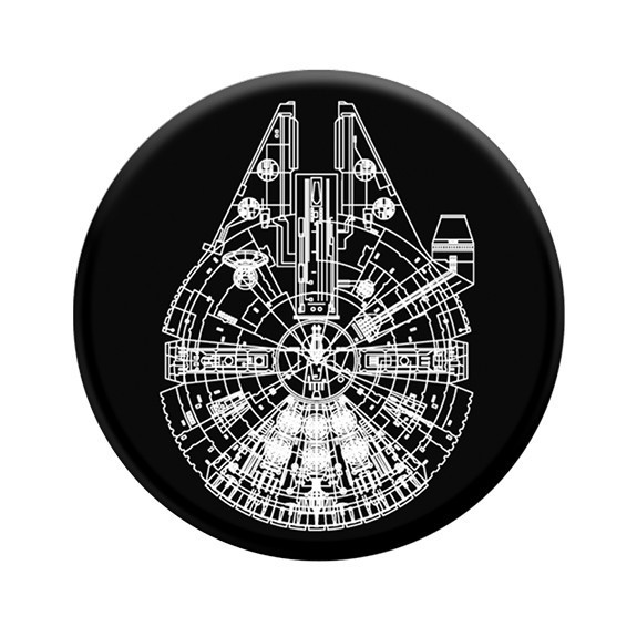 Poignée de téléphone PopSockets Falcon noir