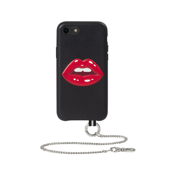 Coque Cuir + Chaîne Dragonne Coque Cuir + Chaîne Dragonne