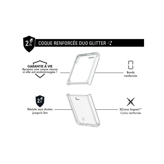 Coque Renforcée Duo Glitter Coque Renforcée Duo Glitter