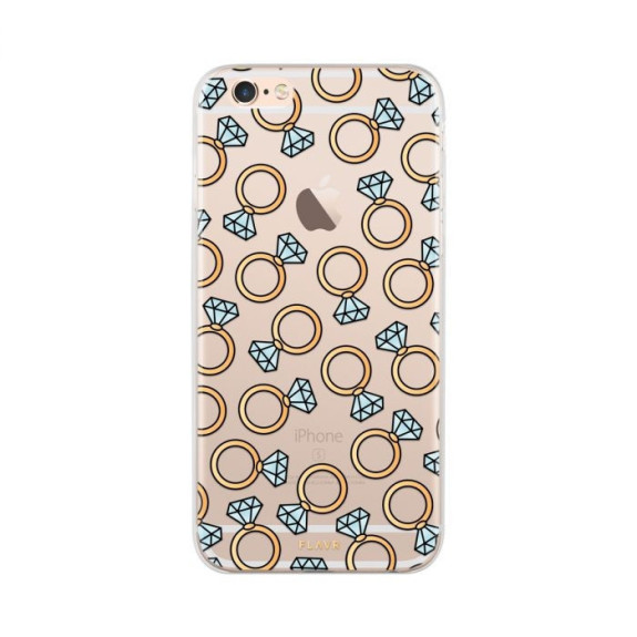 Coque de protection pour smartphones Flavr Diamond Rings