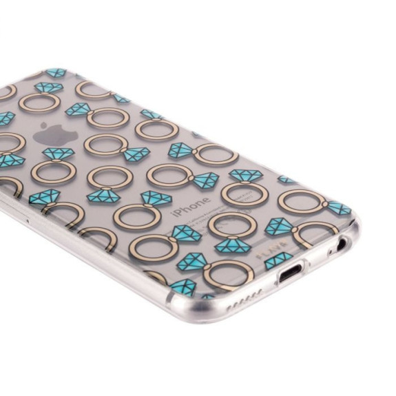 Coque de protection pour smartphones Flavr Diamond Rings