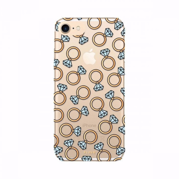 Coque de protection pour smartphones Flavr Diamond Rings