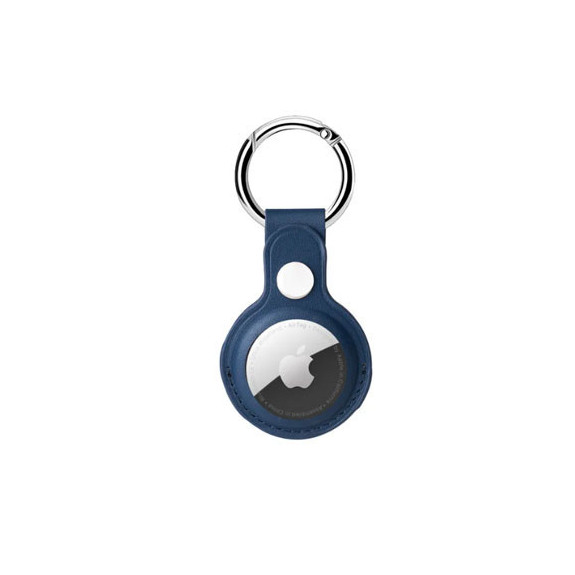 Protection Cuir AirTag Avec Mousqueton
