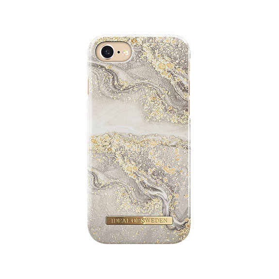 Coque rigide Fashion Sparkle Greige Marble Ideal Of Sweden