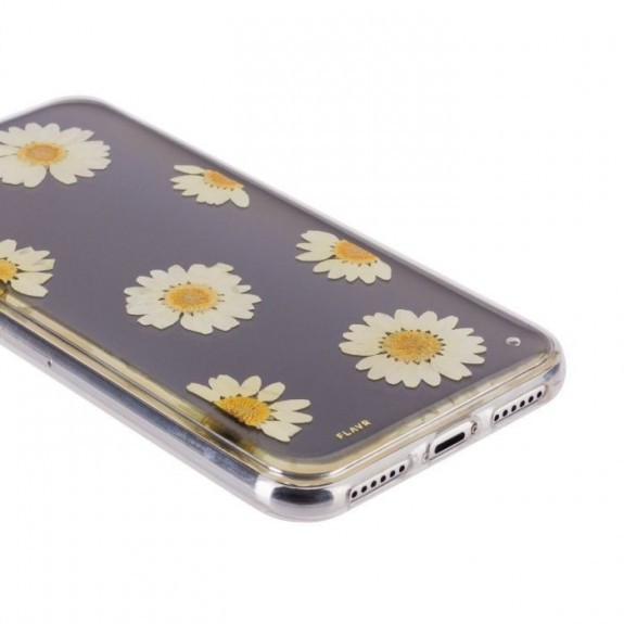 Coque de protection pour smartphones Flavr Real Flower Daisy