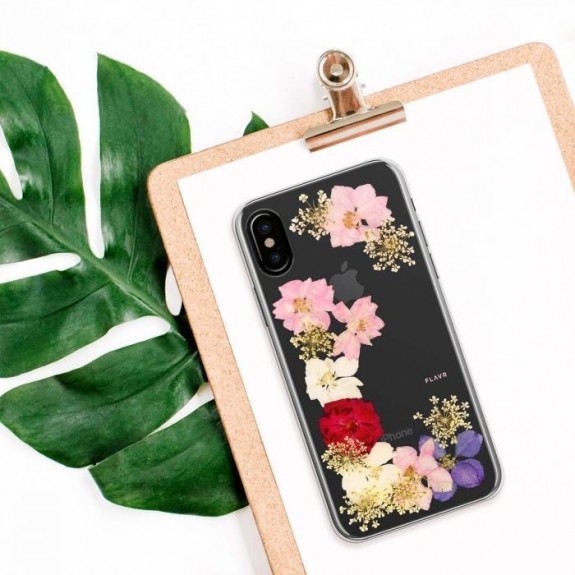 Coque de protection pour smartphones Flavr Real Flower Grace