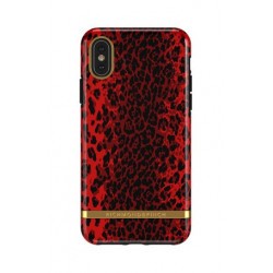 Coque Rigide Red Leopard