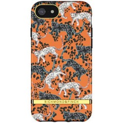 Coque Rigide Orange Leopard