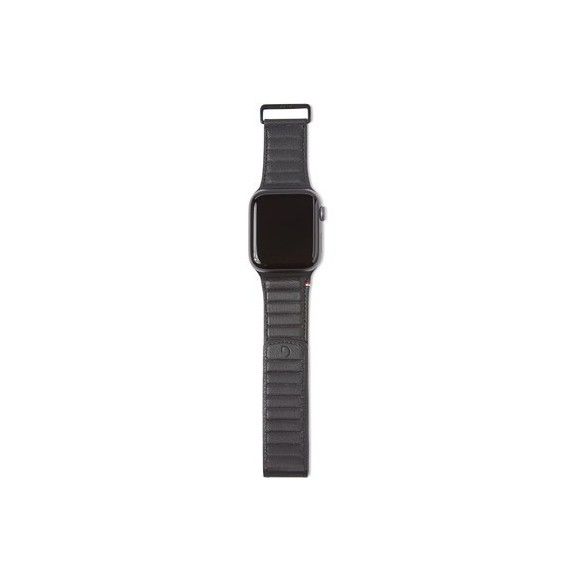 Bracelet Cuir Fermeture Magnétique Apple Watch Series 7/6/SE/5/4 - Lar