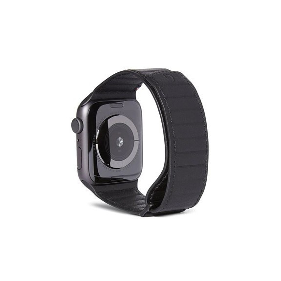 Bracelet Cuir Fermeture Magnétique Apple Watch Series 7/6/SE/5/4 - Sma