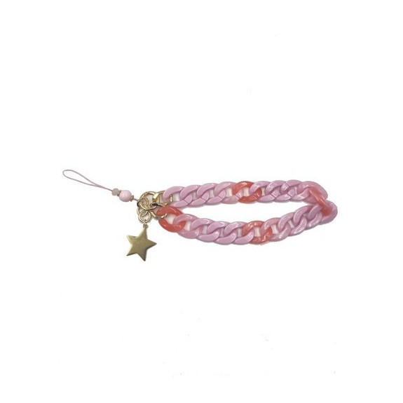 Bracelet Résine Bicolore Pendentif Etoile pour smartphone