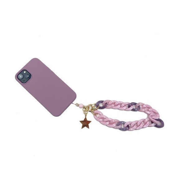 Bracelet Résine Bicolore Pendentif Etoile pour smartphone