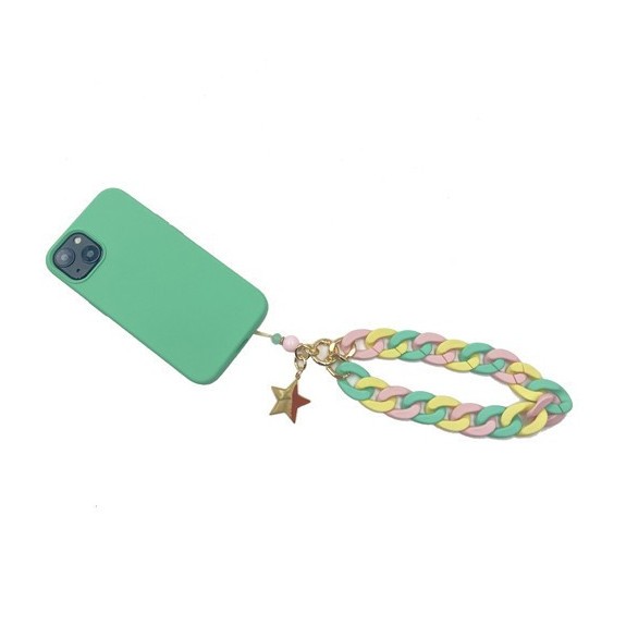 Bracelet Résine Bicolore Pendentif Etoile pour smartphone