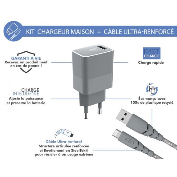 Chargeur + Câble Lightning