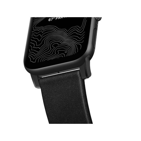 Bracelet Nomad Modern Fermoir Noir Apple Watch - 45 mm