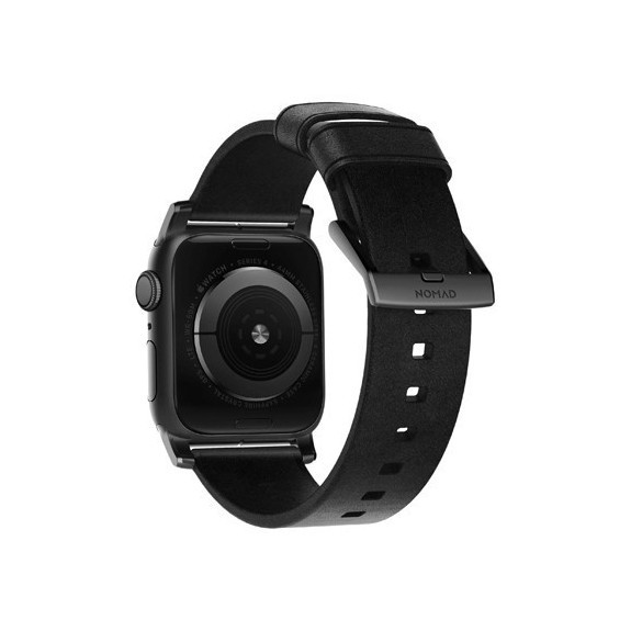 Bracelet Nomad Modern Fermoir Noir Apple Watch - 45 mm