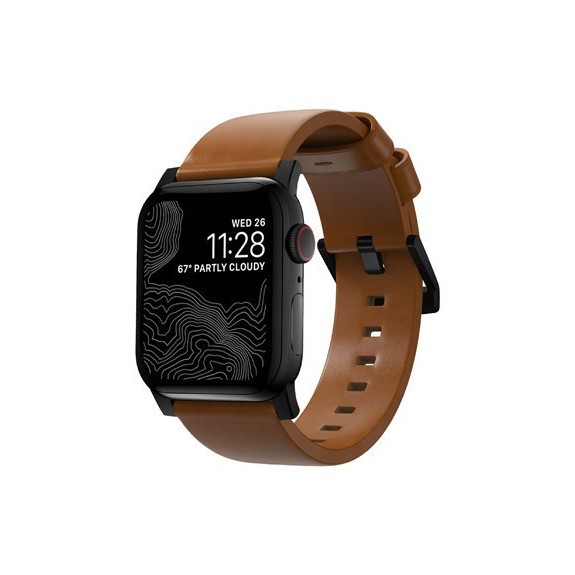 Bracelet Nomad Modern Fermoir Noir Apple Watch - 45 mm