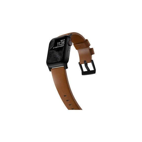 Bracelet Nomad Modern Fermoir Noir Apple Watch - 45 mm