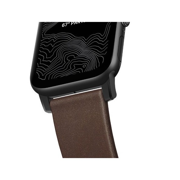 Bracelet Nomad Modern Fermoir Noir Apple Watch - 45 mm
