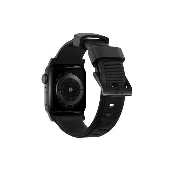 Bracelet Nomad Rugged Fermoir Noir Apple Watch - 45 mm