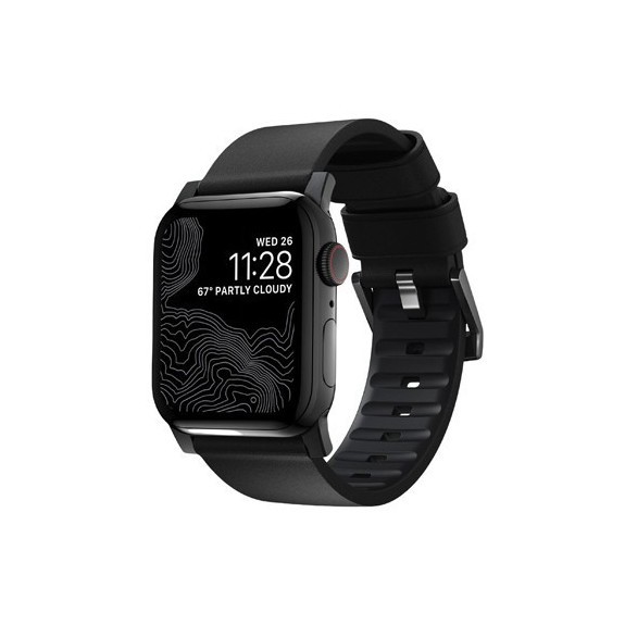 Bracelet Nomad Active Pro Fermoir Noir Apple Watch - 45 mm