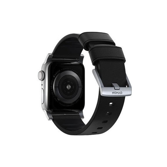 Bracelet Nomad Active Pro Fermoir Argent Apple Watch - 45 mm