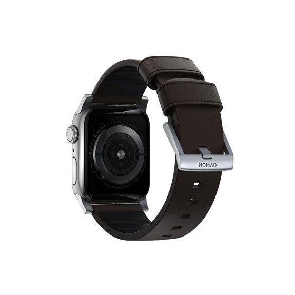 Bracelet Nomad Active Pro Fermoir Argent Apple Watch - 45 mm