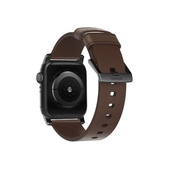 Bracelet Nomad Modern Fermoir Noir Apple Watch - 41 mm