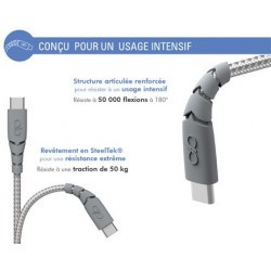 Câble Renforcé USB-C / USBC - 3m - 3A