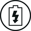<h5>Recharge rapide</h5><div>2 heures vous offre jusqu’à 20 heures de lecture audio en Bluetooth</div>}