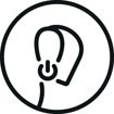 <h5>PowerHook</h5><div>Écouteurs avec crochets tour d’oreilles qui s’allument et éteignent automatiquement en les mettant et en les retirant</div>}